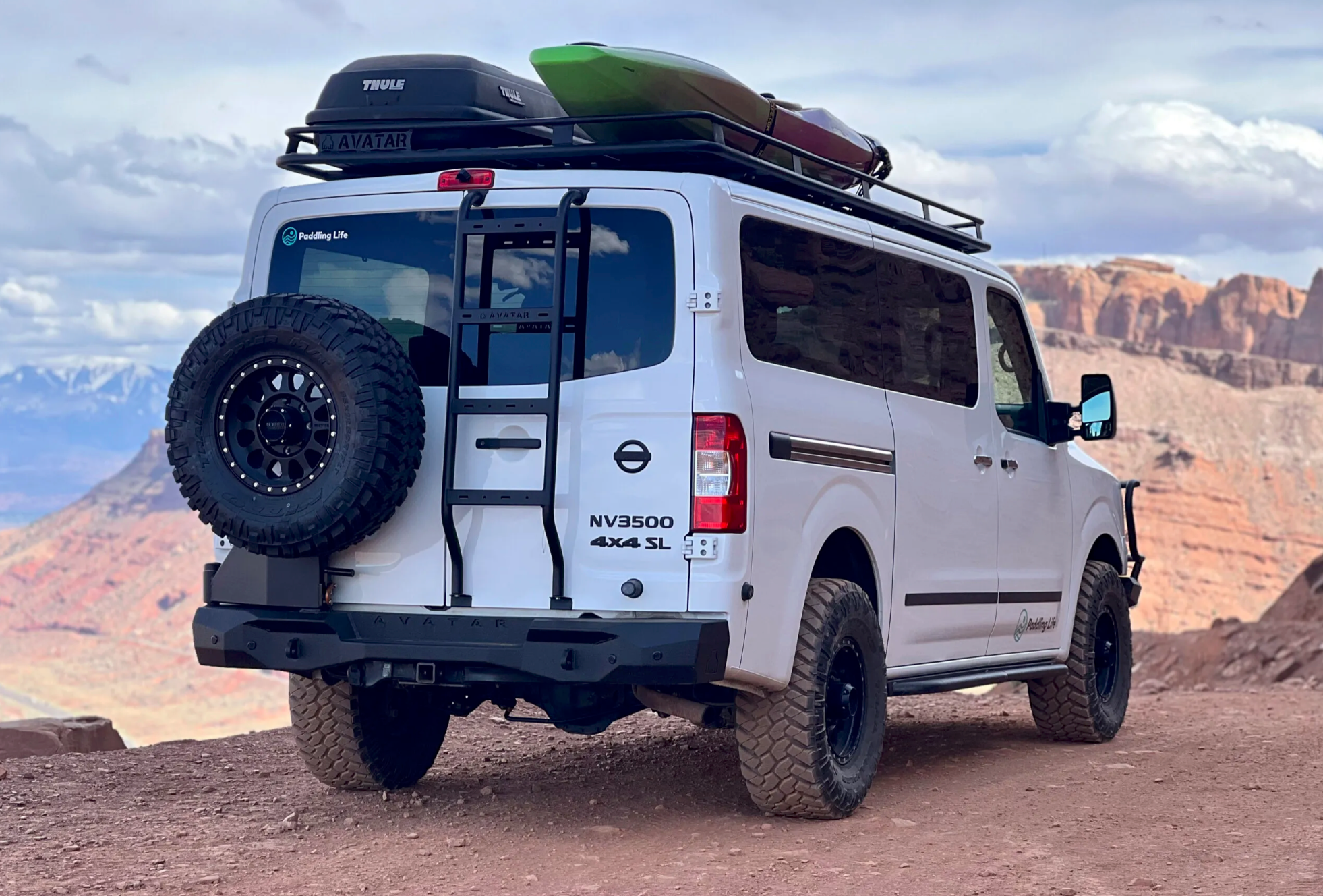 Avatar Offroad | Roof Rack Fairing for NV Van Roof Rack