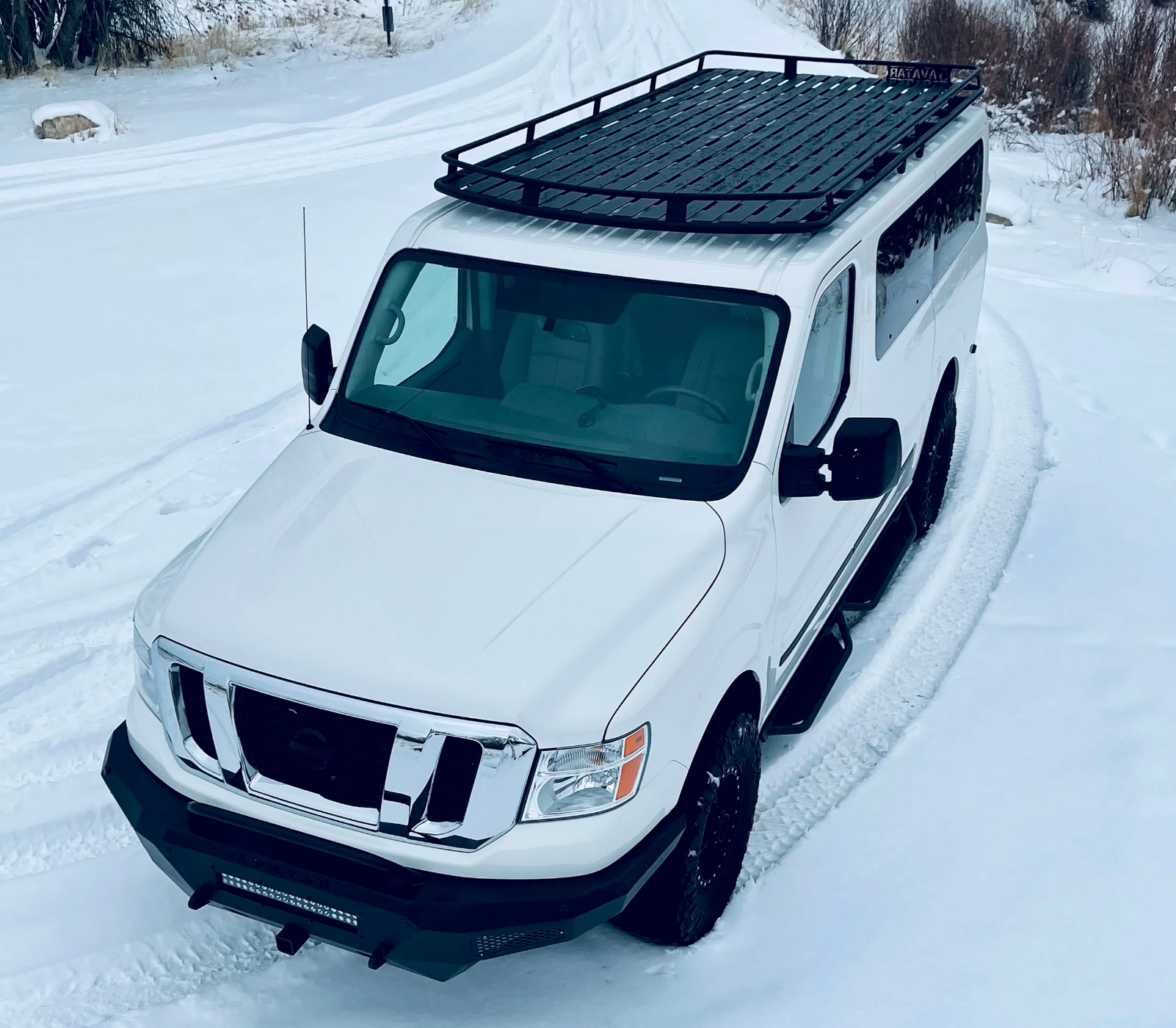 Avatar Offroad | Roof Rack Fairing for NV Van Roof Rack