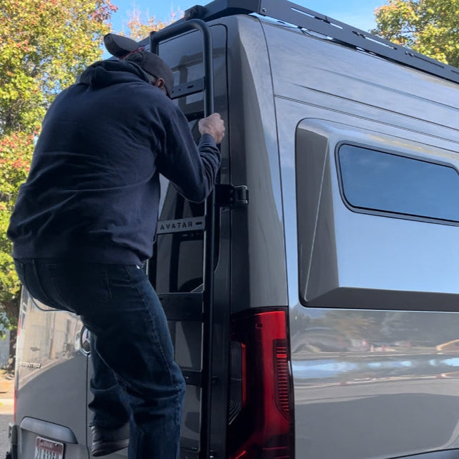 Avatar Offroad | Sprinter Van Rear Ladder