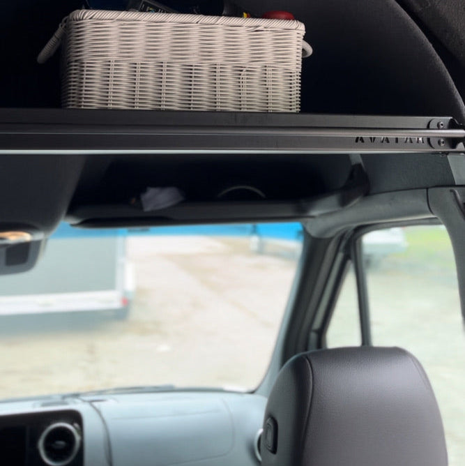 Avatar Offroad | Sprinter Van Headliner Shelf