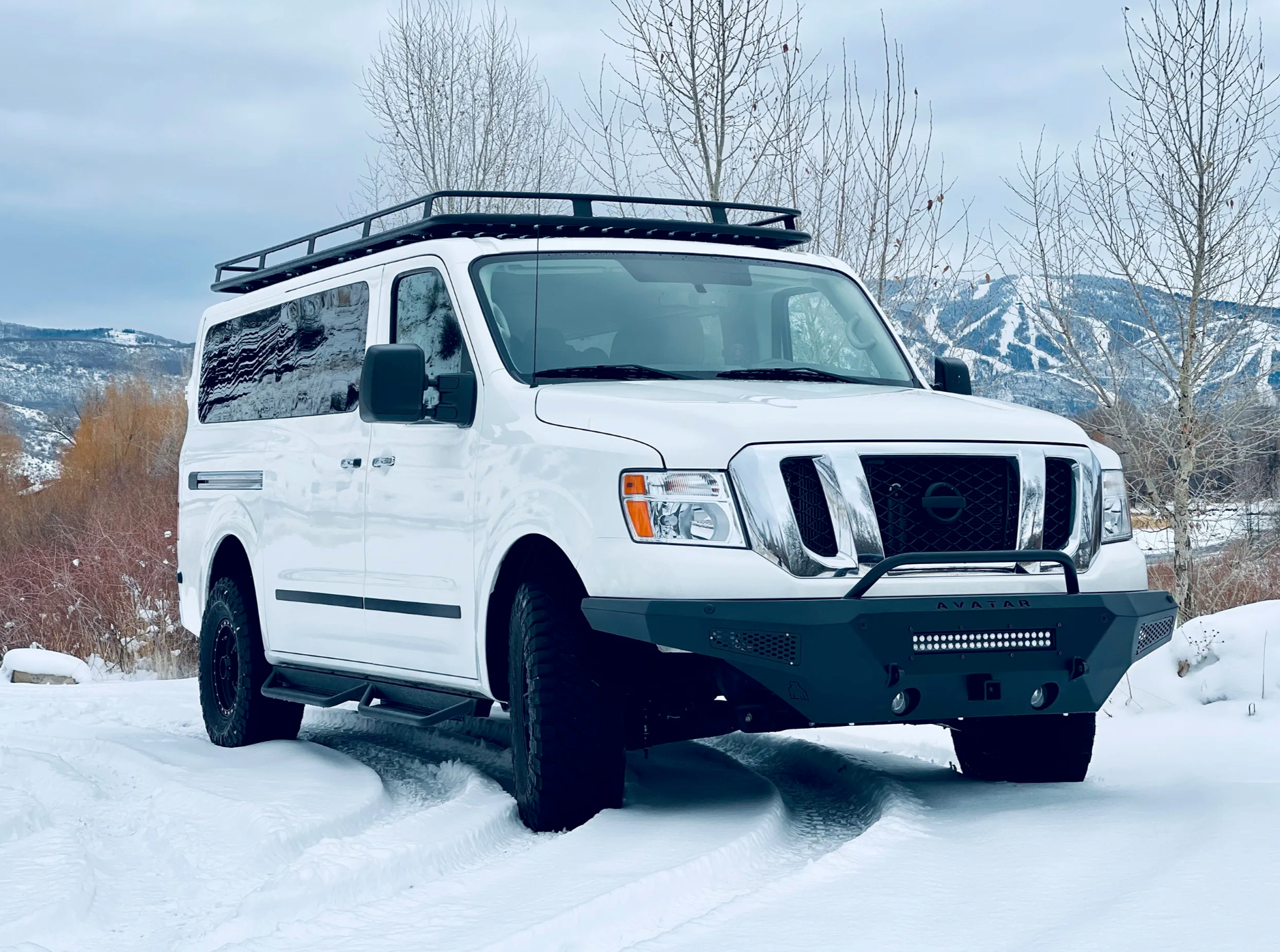 Fairing for 1" Gap NV Van Roof Rack