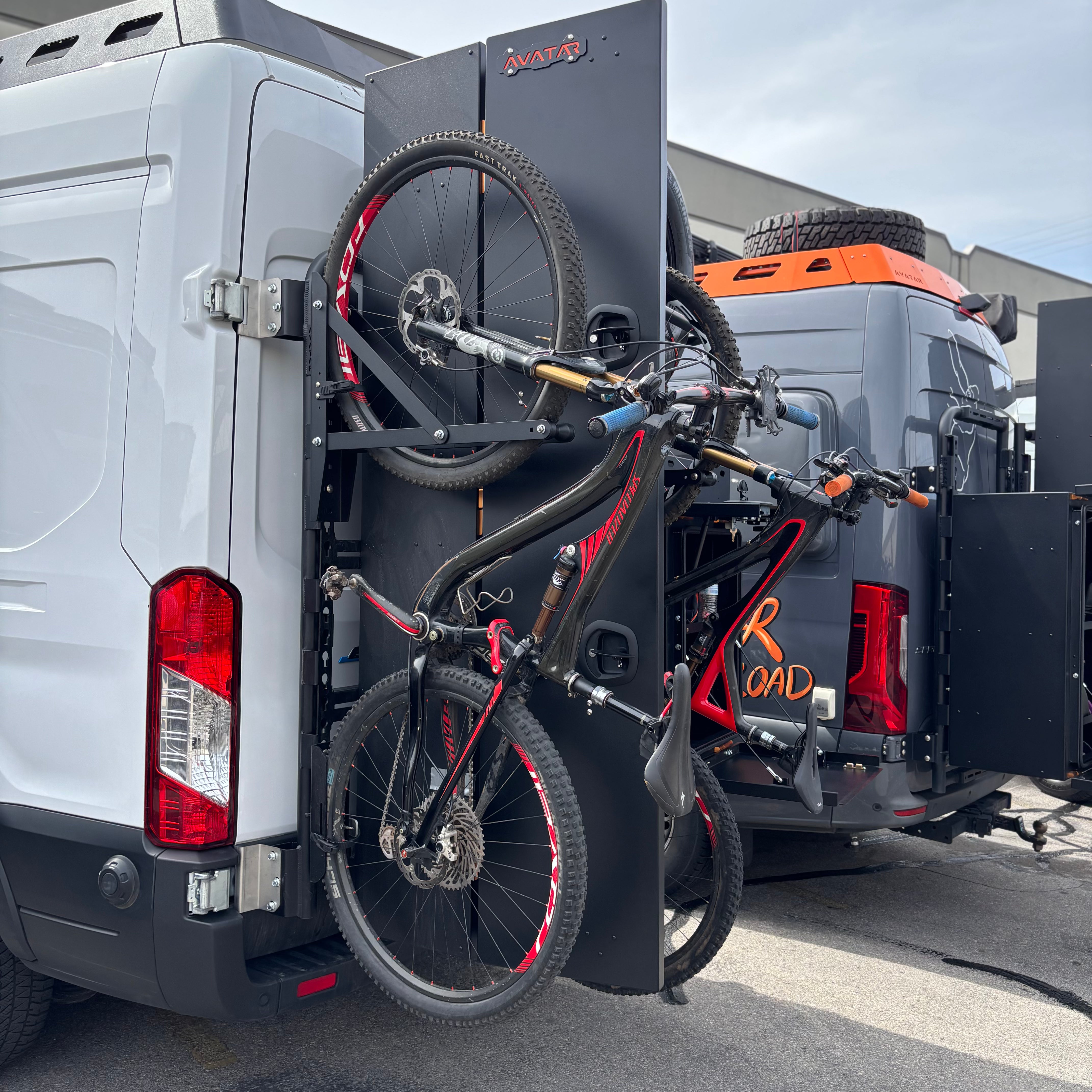 Avatar Vertical Bike Rack for Vans