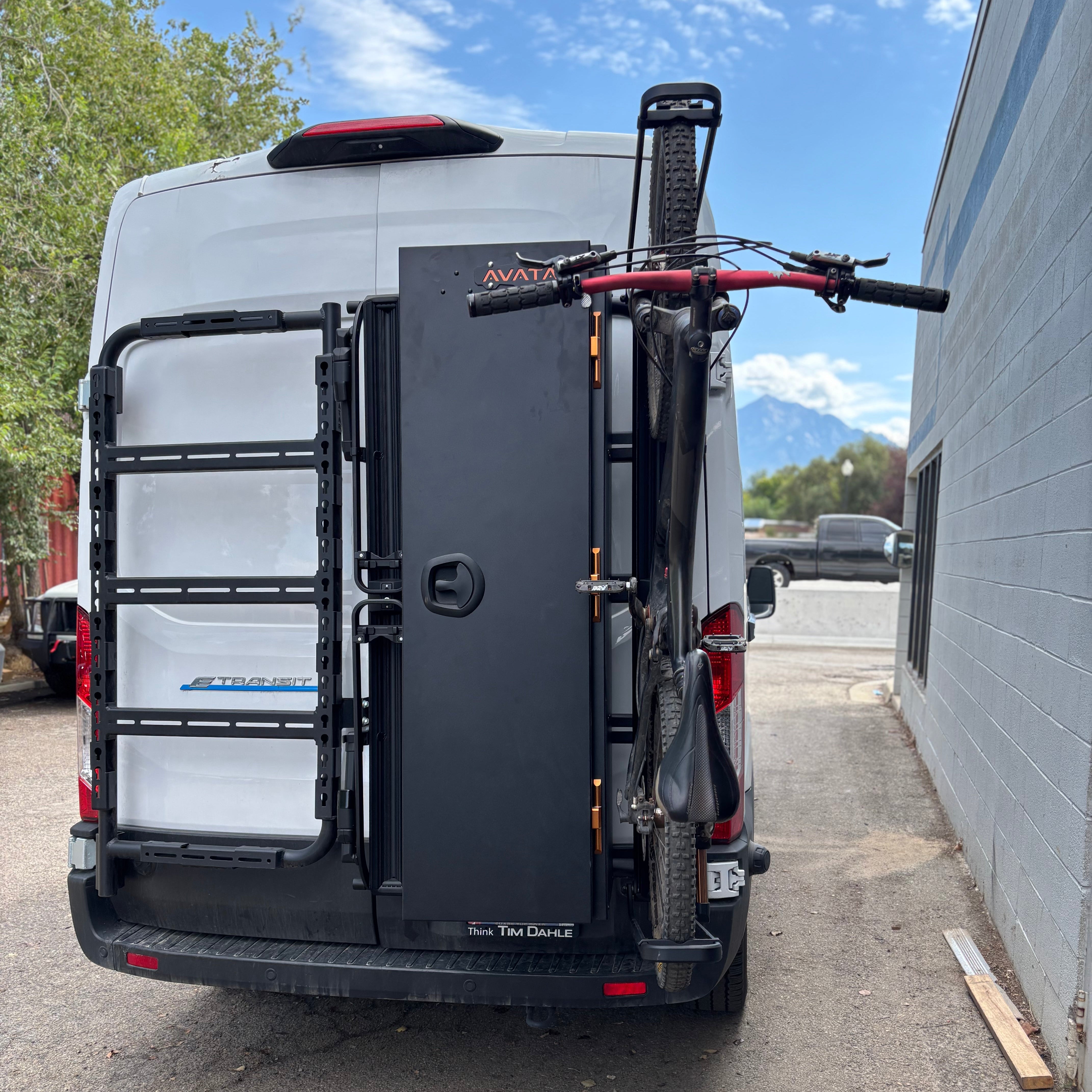 Mountain Bike Storage on Van