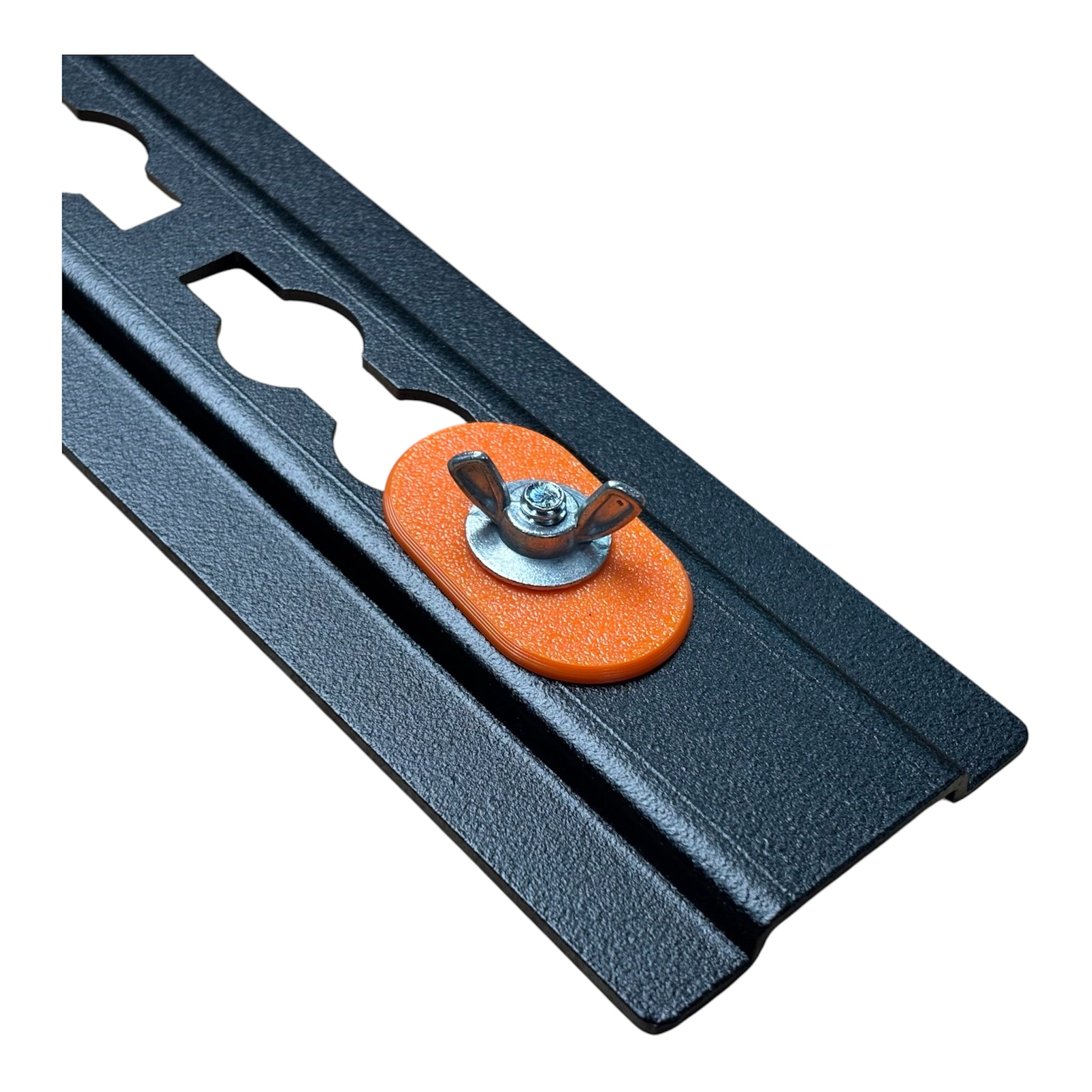 Orange Van storage box shelving hardware