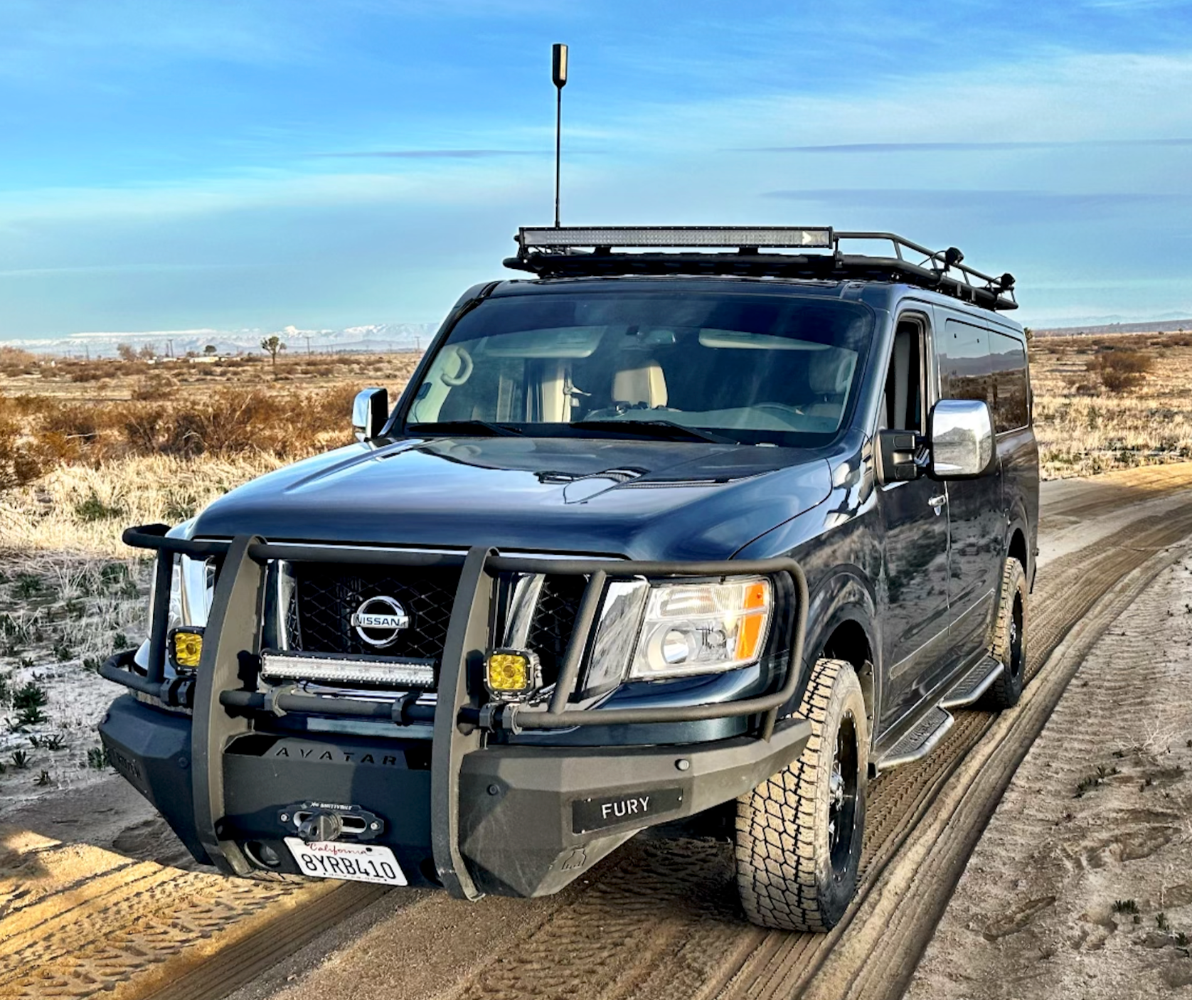 NV3500 Pioneer Winch Front Bumper 12k