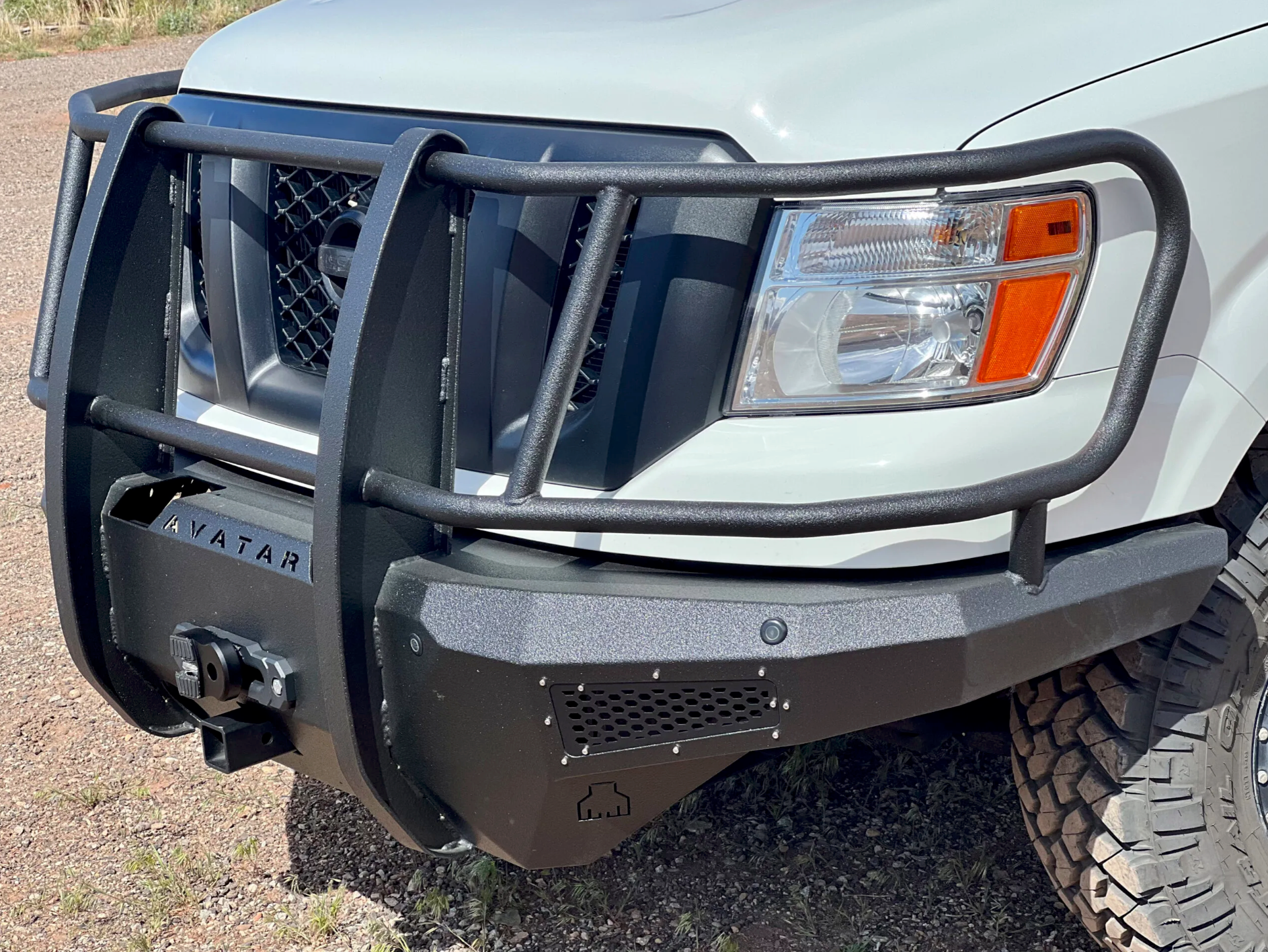 NV3500 Pioneer Winch Front Bumper 12k