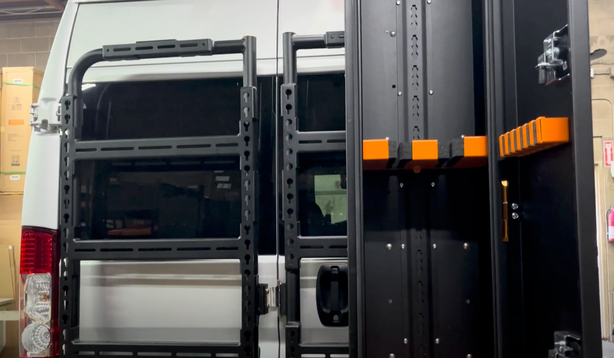 Massif – Rear Door Storage Mounting System