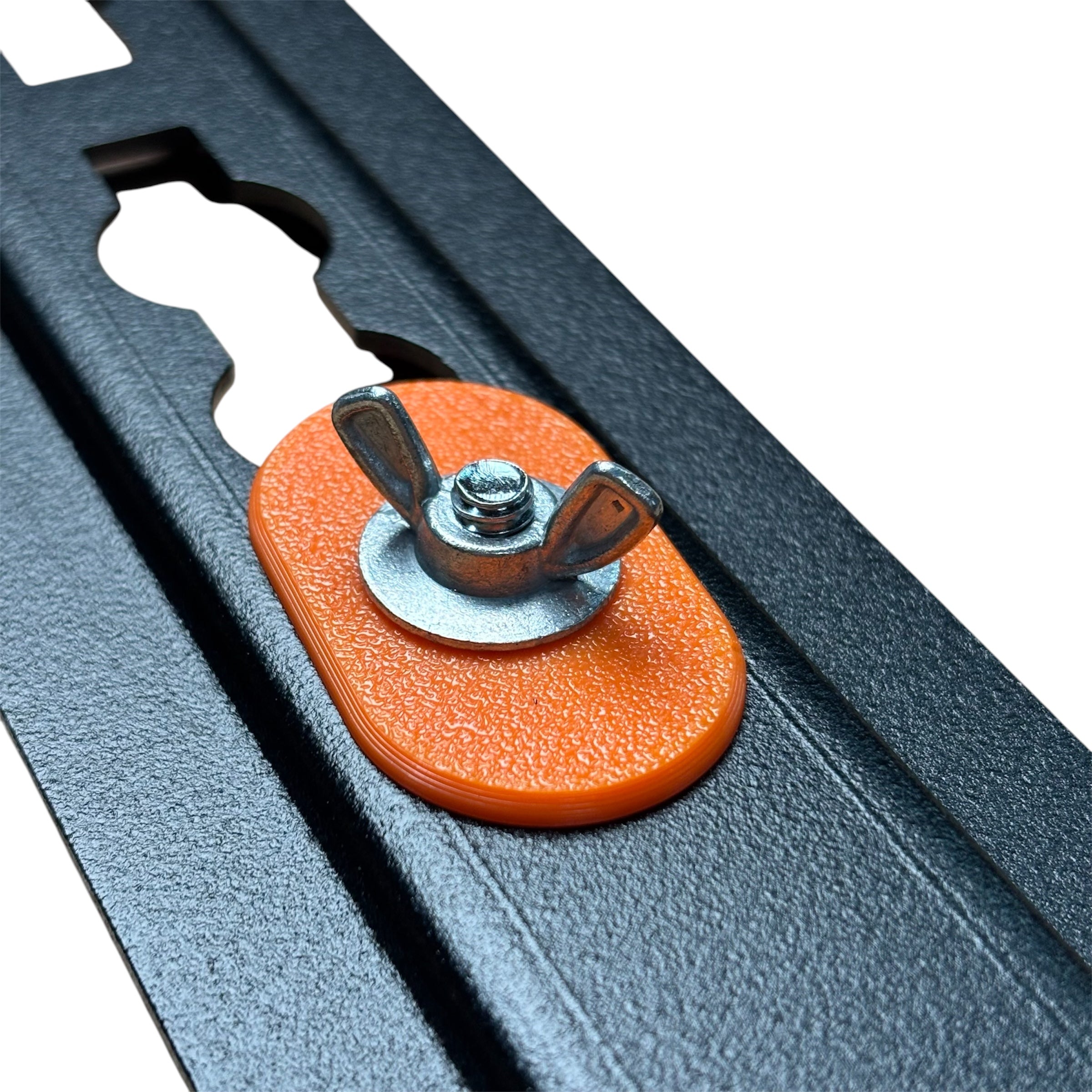 Storage Box L-track shelving hardware