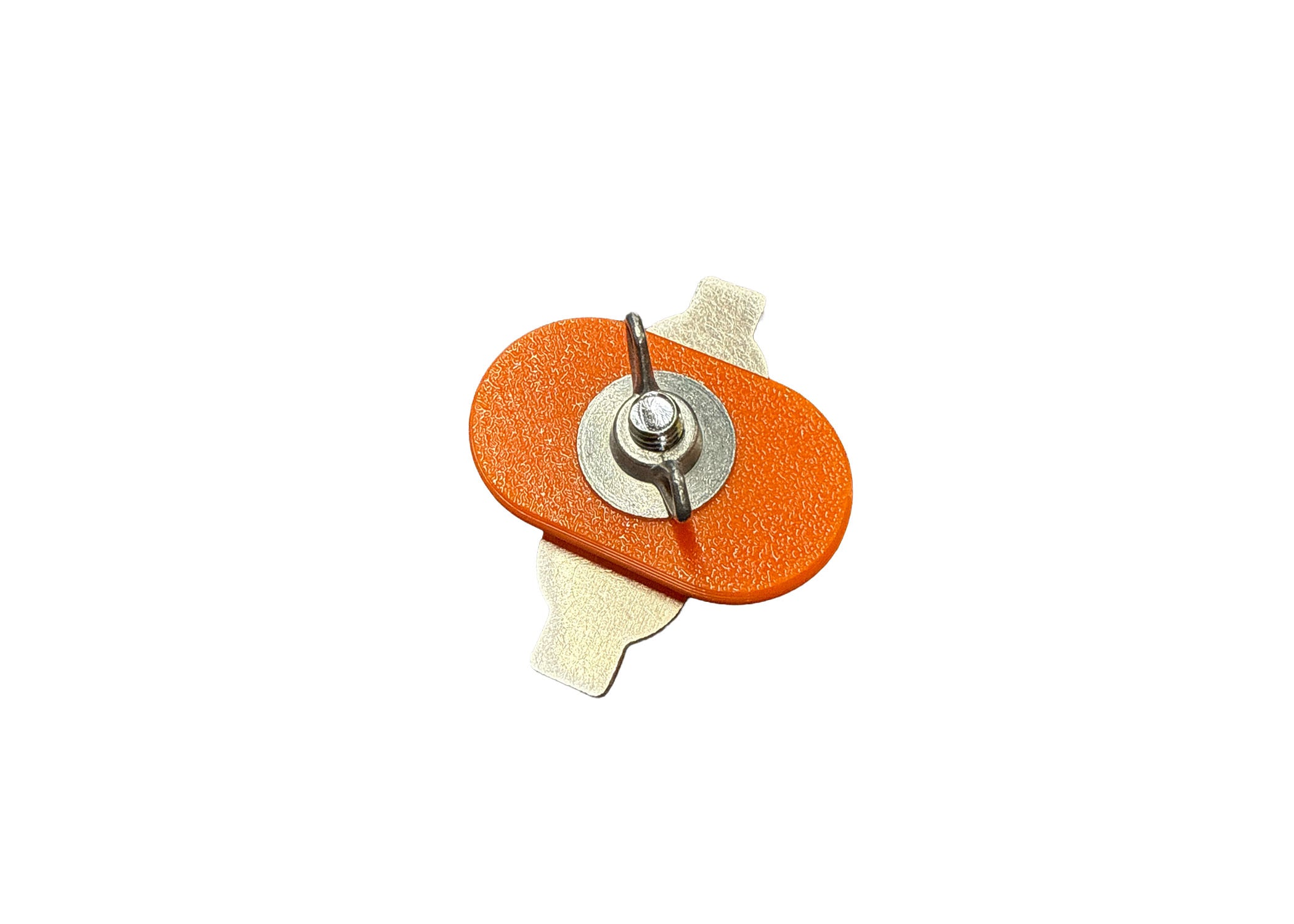 Orange L-Track Brackets for Shelves