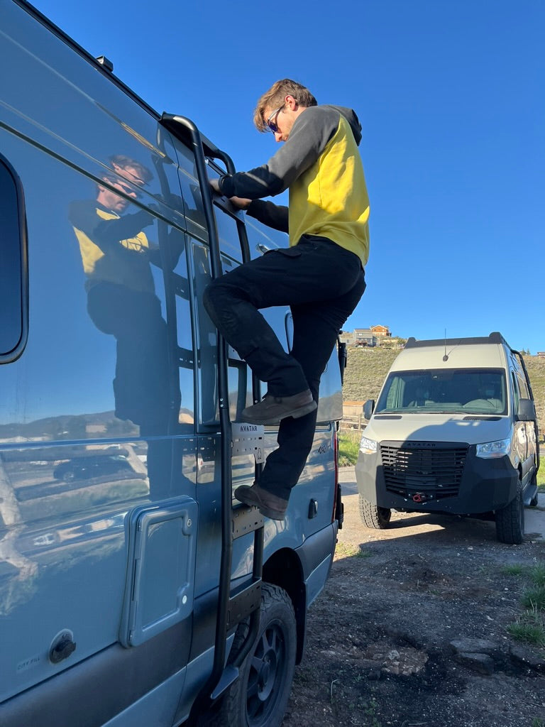 Mercedes Sprinter Van Side Ladder