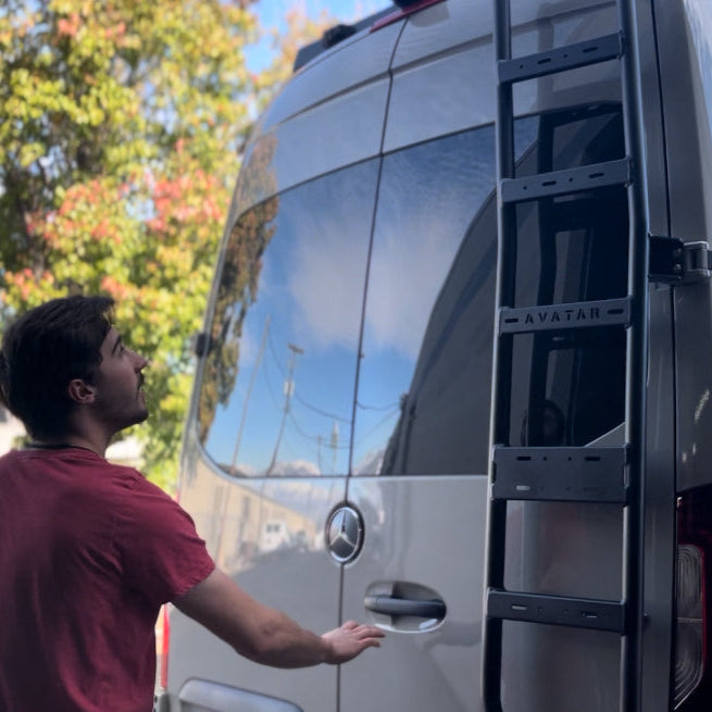 Avatar Offroad | Sprinter Van Rear Ladder